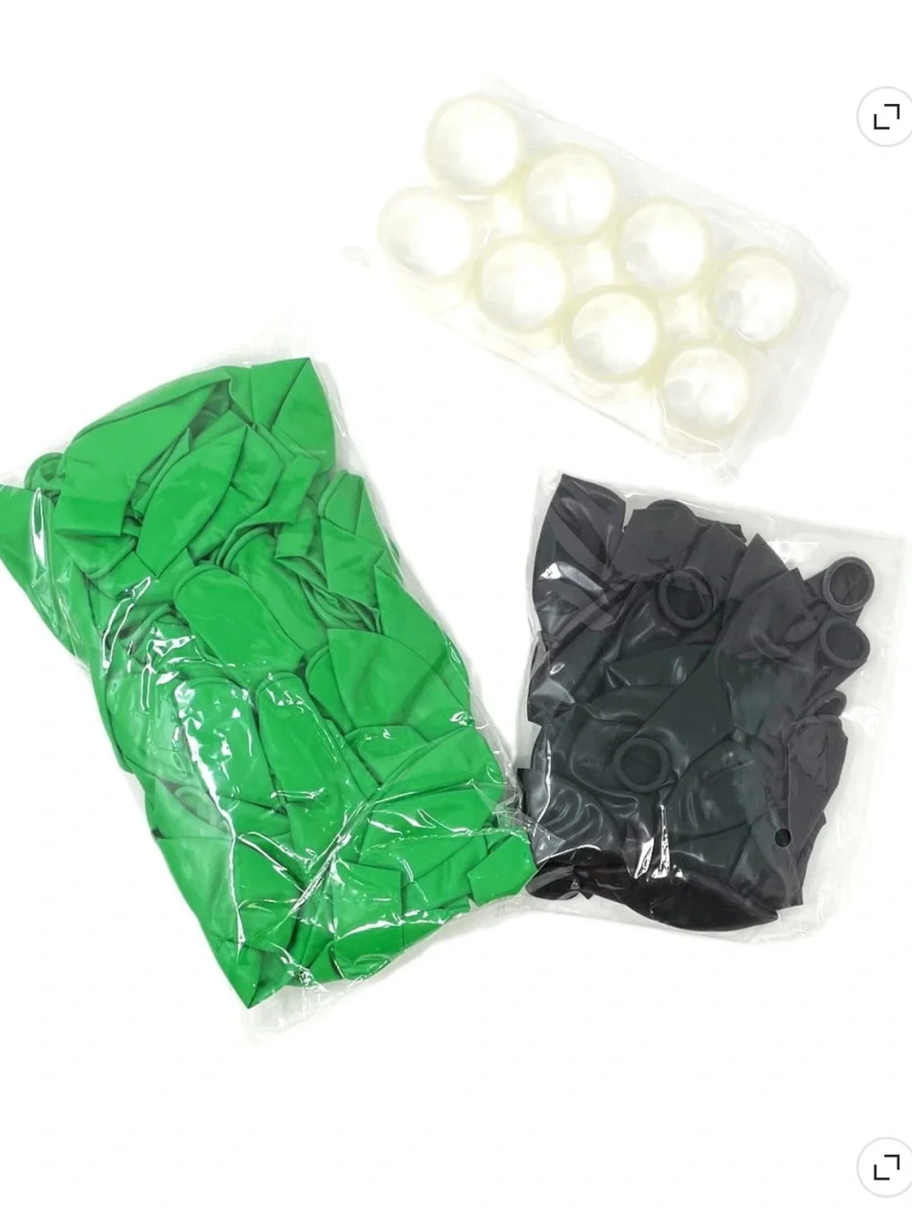 2 packages Minecraft Creeper Balloon Wall Party Decoration Kit - 72 Piece Kit